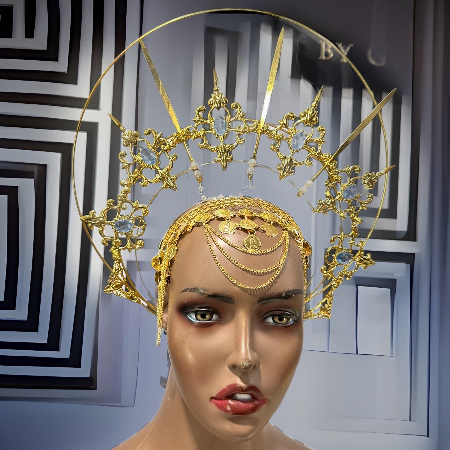 Goddess Agutu headpiece/ Crown Set - Trufacebygrace