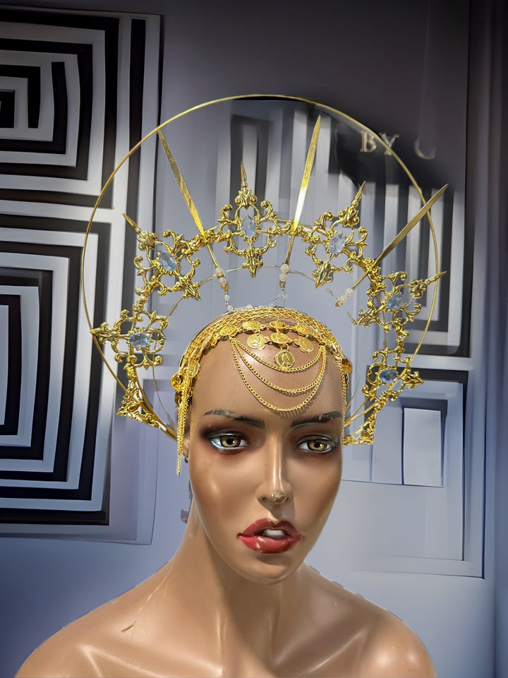 Goddess Agutu headpiece/ Crown Set - Trufacebygrace