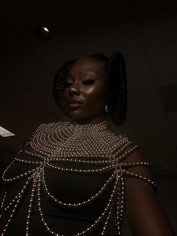 Goddess Maba Pearl Necklace - Trufacebygrace