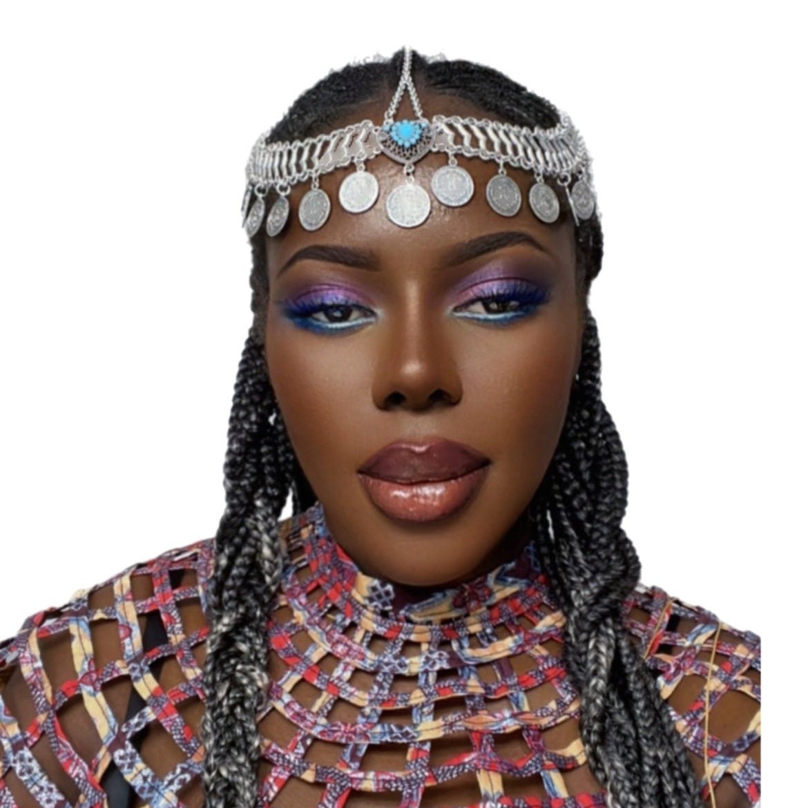 Goddess Tierah Maang Tikka Gold headpiece/ head chain - Trufacebygrace