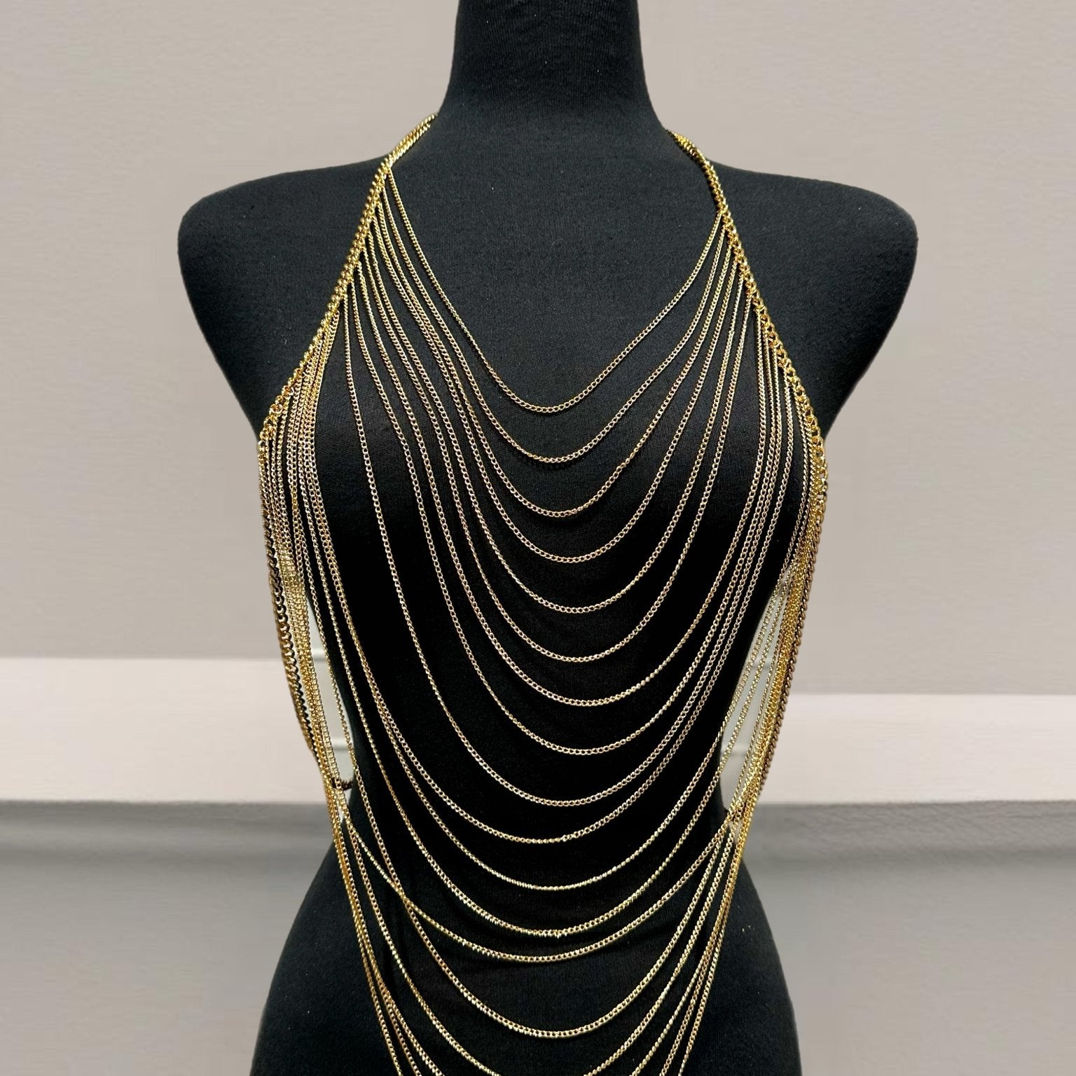 Golden Embrace Body Chain/ Harness - Trufacebygrace