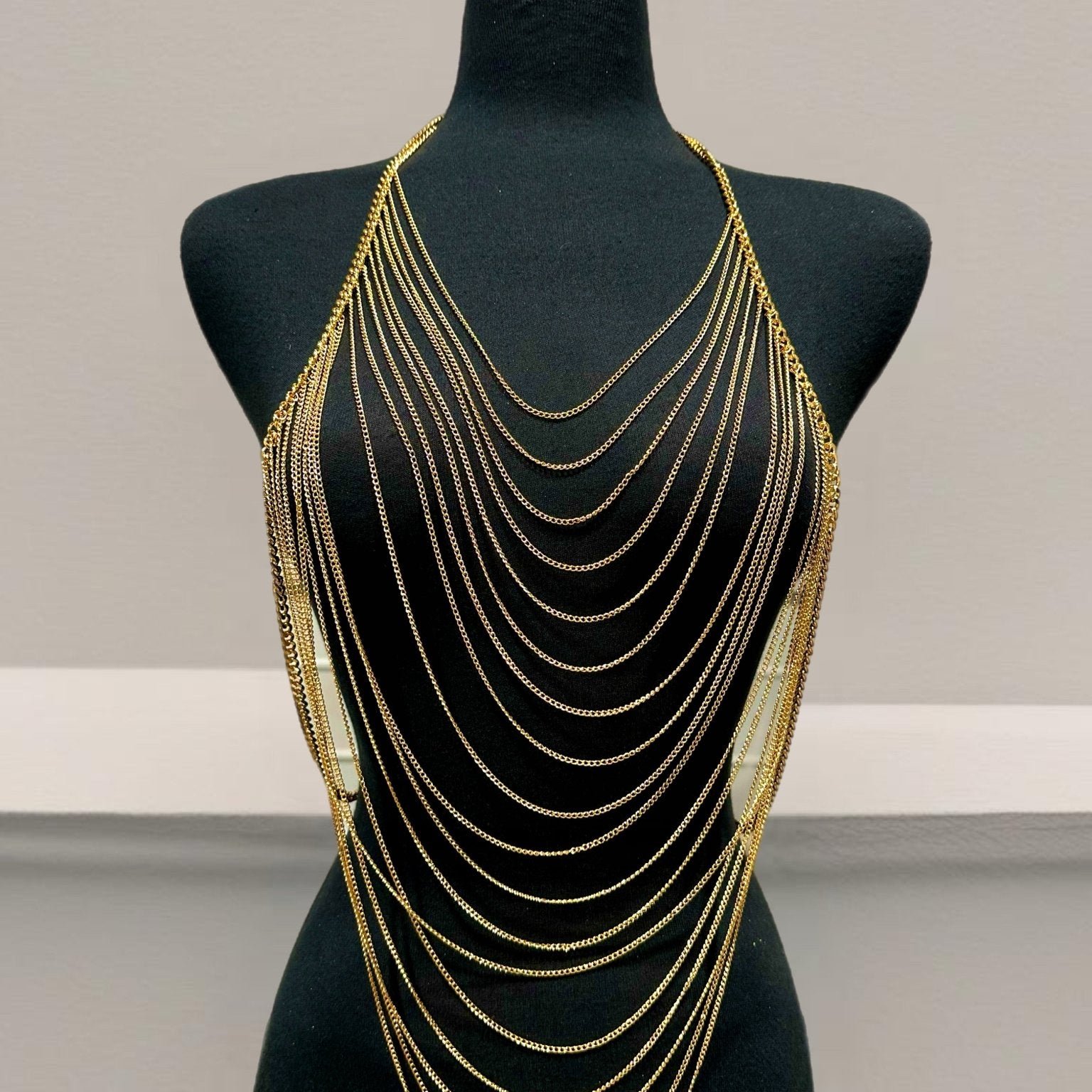 Golden Embrace Body Chain/ Harness - Trufacebygrace