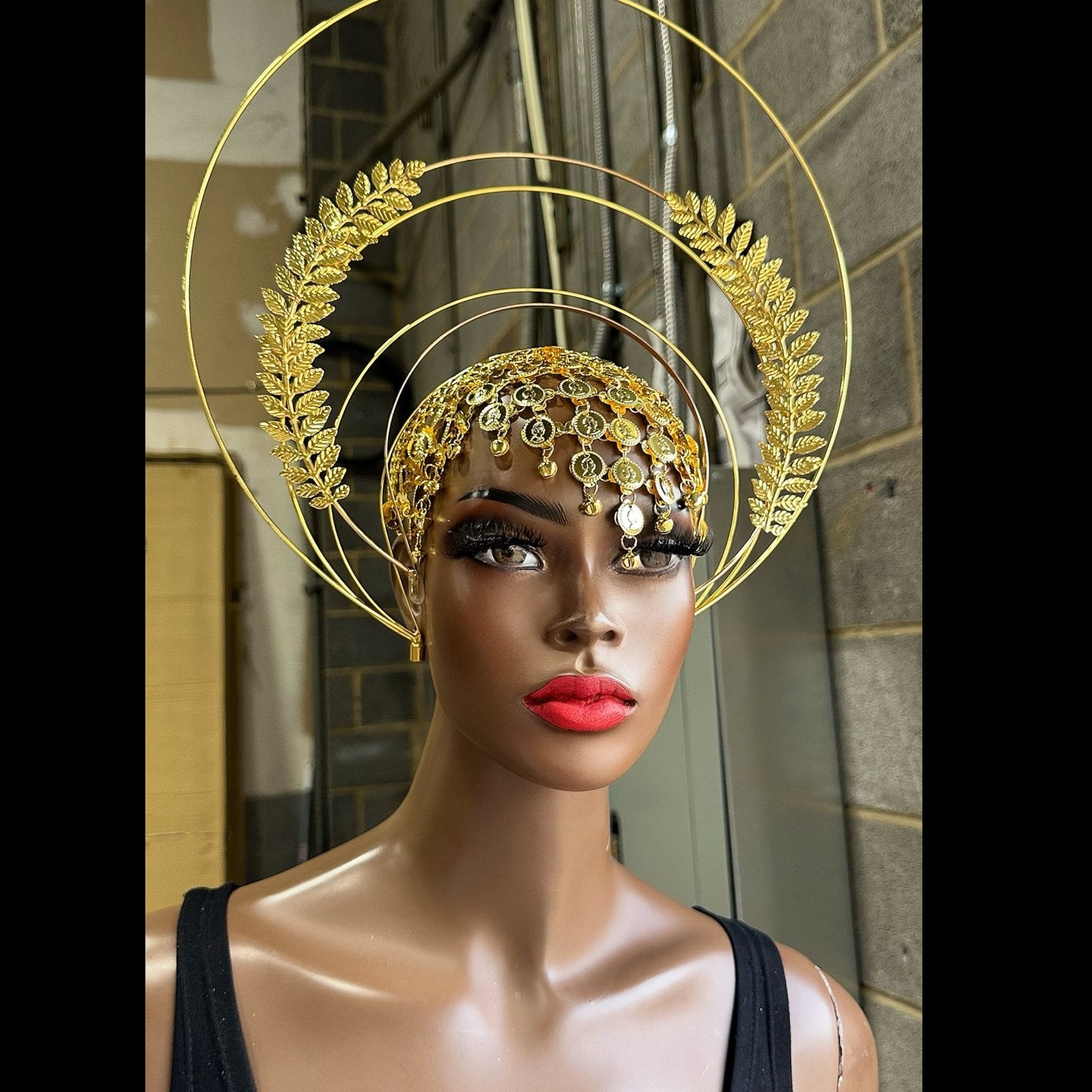 Golden leaf Goddess Three - Piece Crown Set - Trufacebygrace