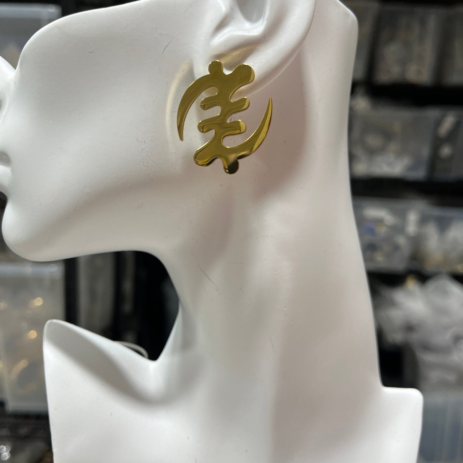 Gye Nyame Stud Earrings - Trufacebygrace