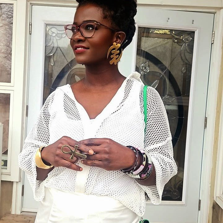 Gye Nyame Stud Earrings - Trufacebygrace