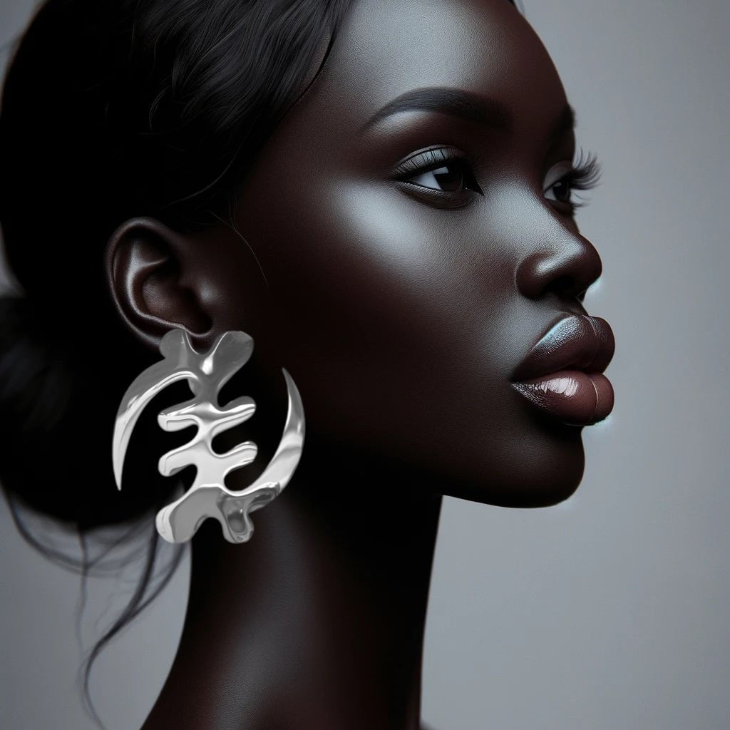 Gye Nyame Stud Earrings - Trufacebygrace