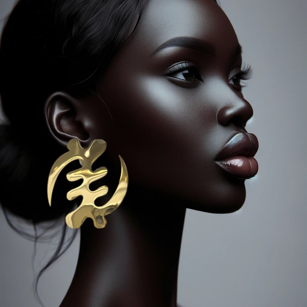 Gye Nyame Stud Earrings - Trufacebygrace