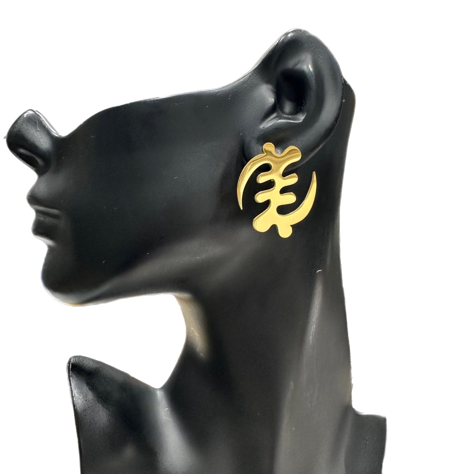 Gye Nyame Stud Earrings - Trufacebygrace