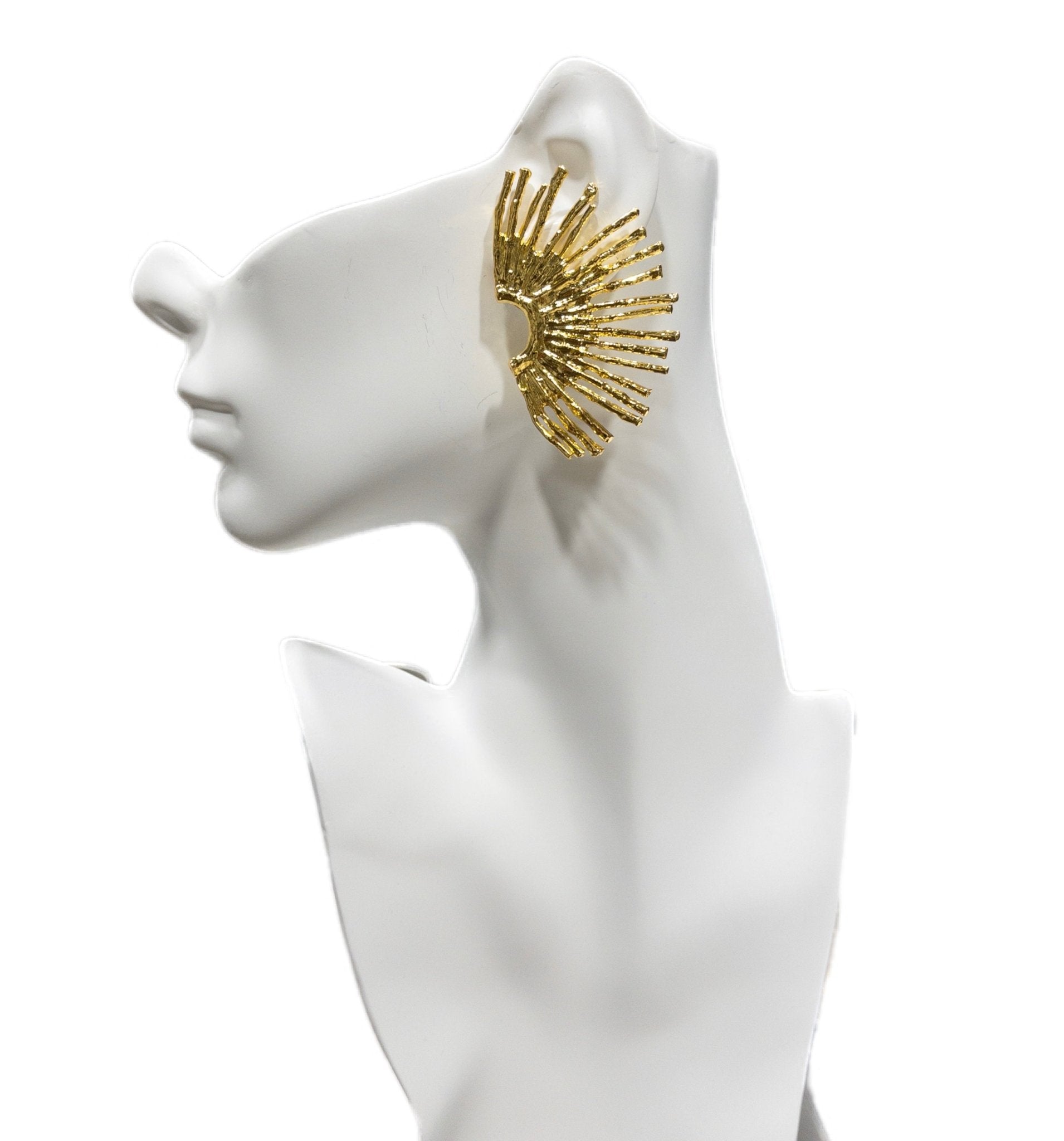 Half Sunbeam Branch Earrings - Trufacebygrace