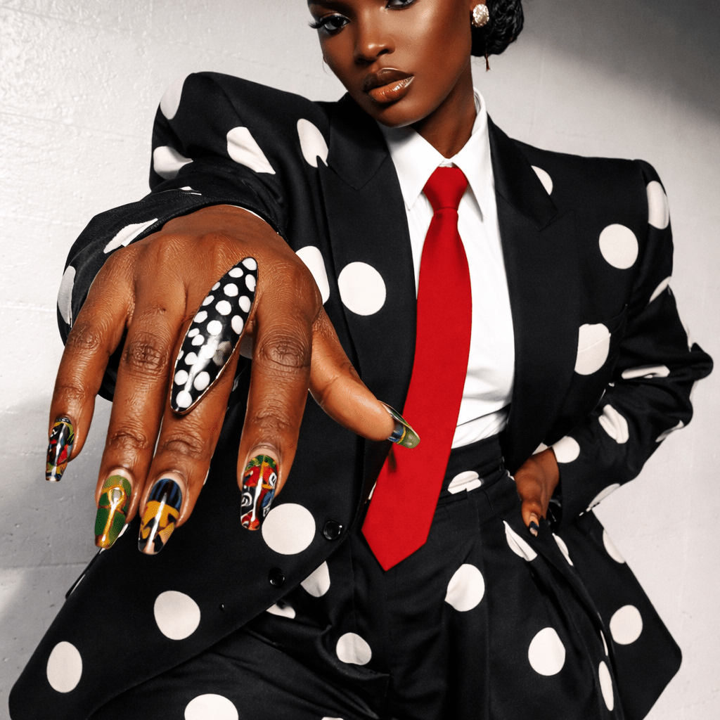 Handcrafted Bone Polkadot Brass Statement Ring - Trufacebygrace