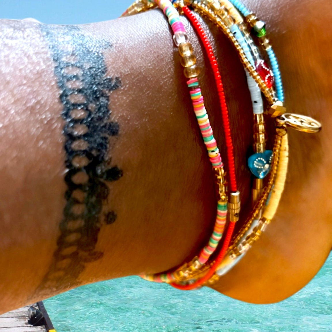 Handmade beaded Anklets - Trufacebygrace