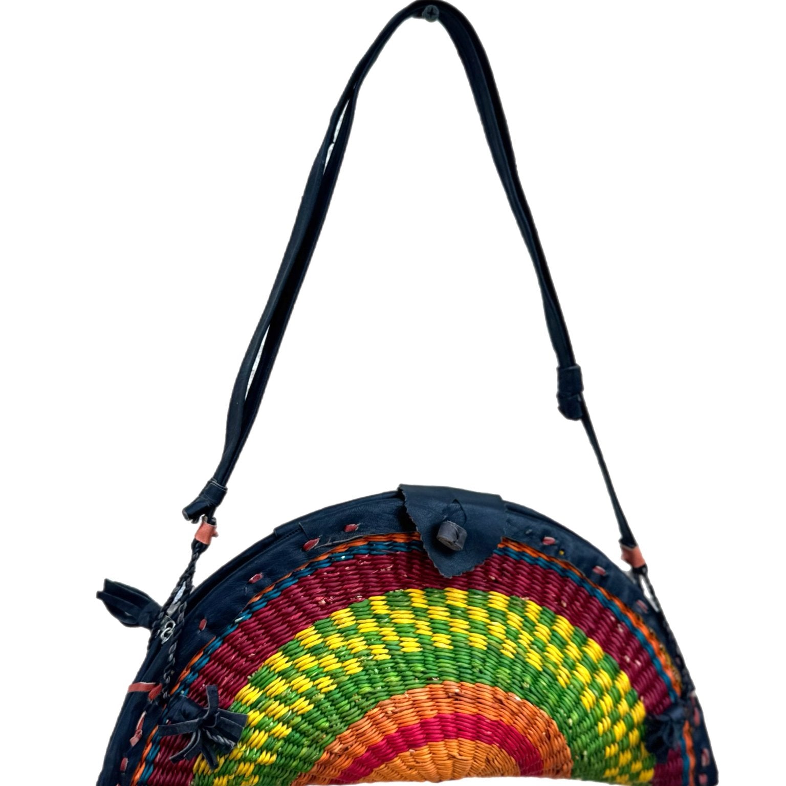 Handwoven Straw Purse - Trufacebygrace