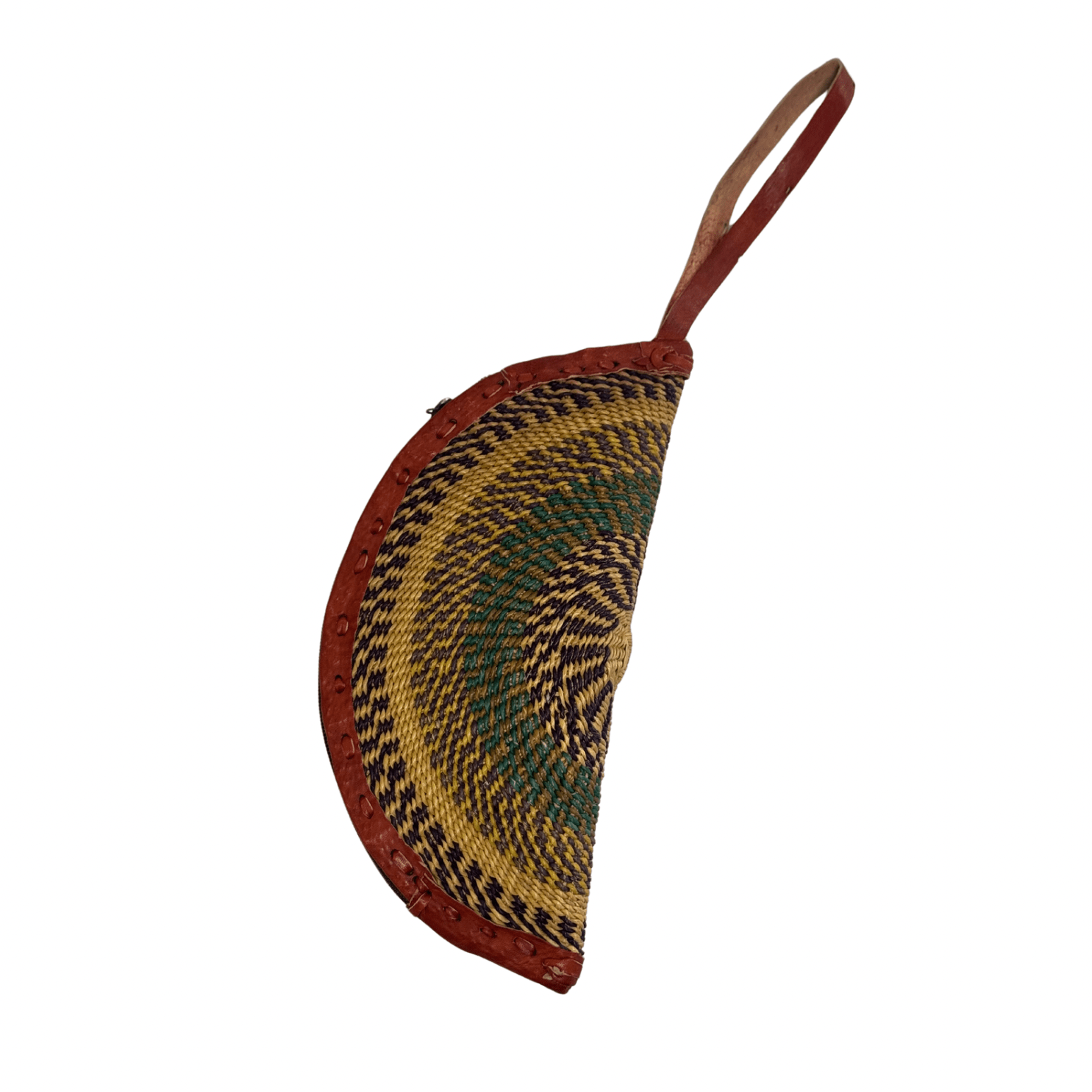 Handwoven Straw Wristlet Clutch - Trufacebygrace