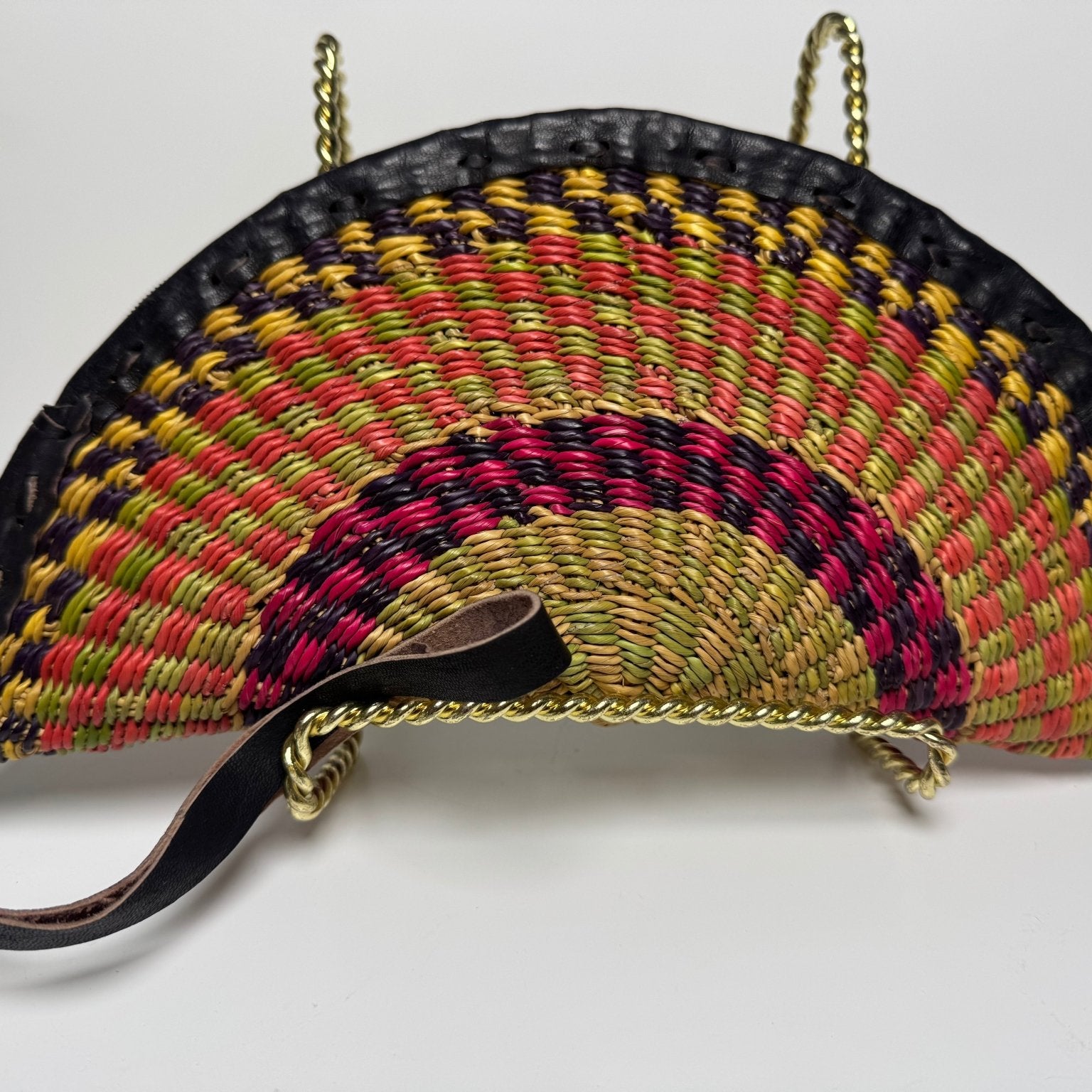 Handwoven Straw Wristlet Clutch - Trufacebygrace