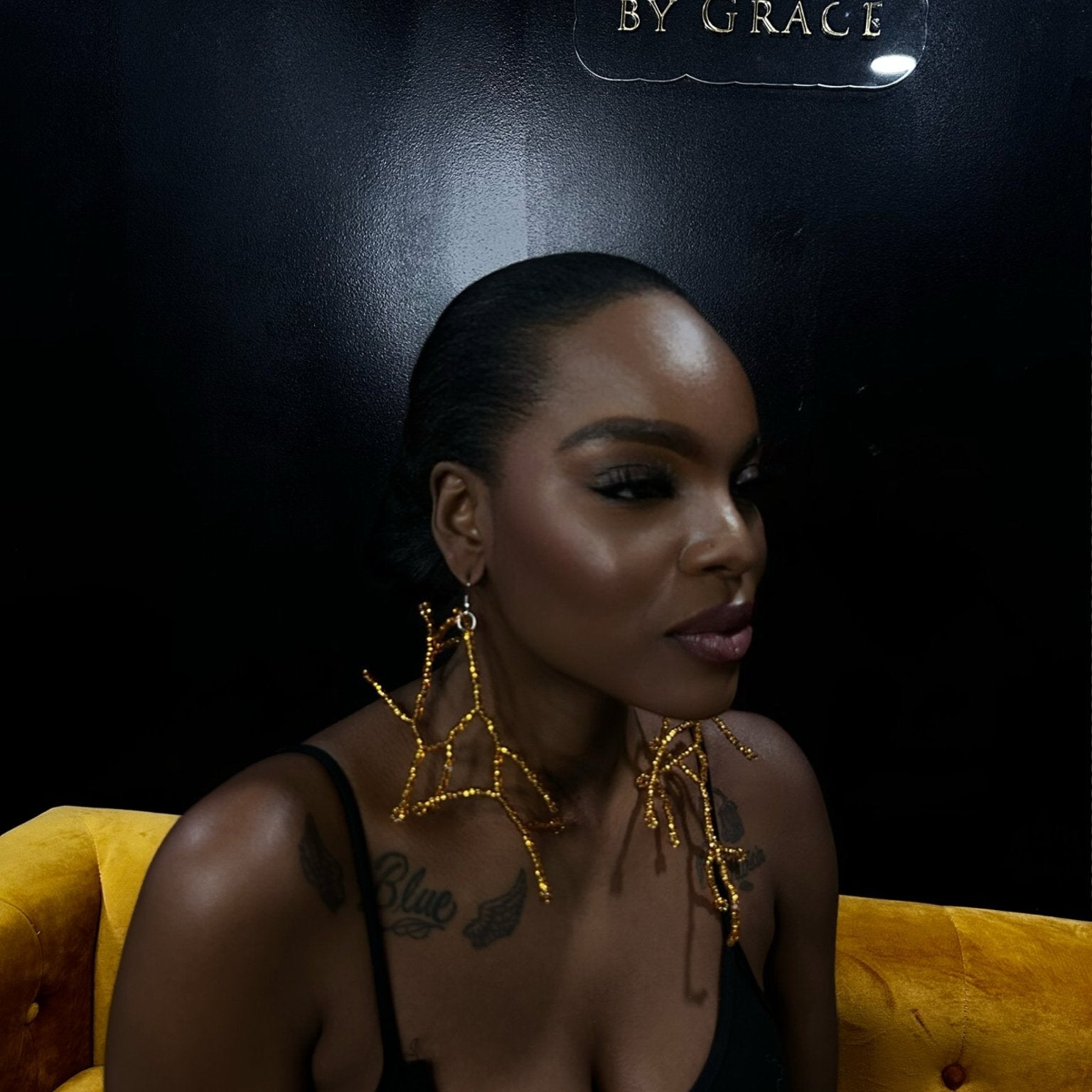 Heritage Beaded Branches Earrings - Trufacebygrace