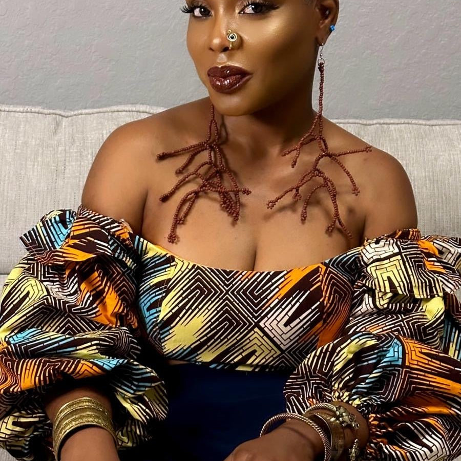 Heritage Beaded Branches Earrings - Trufacebygrace