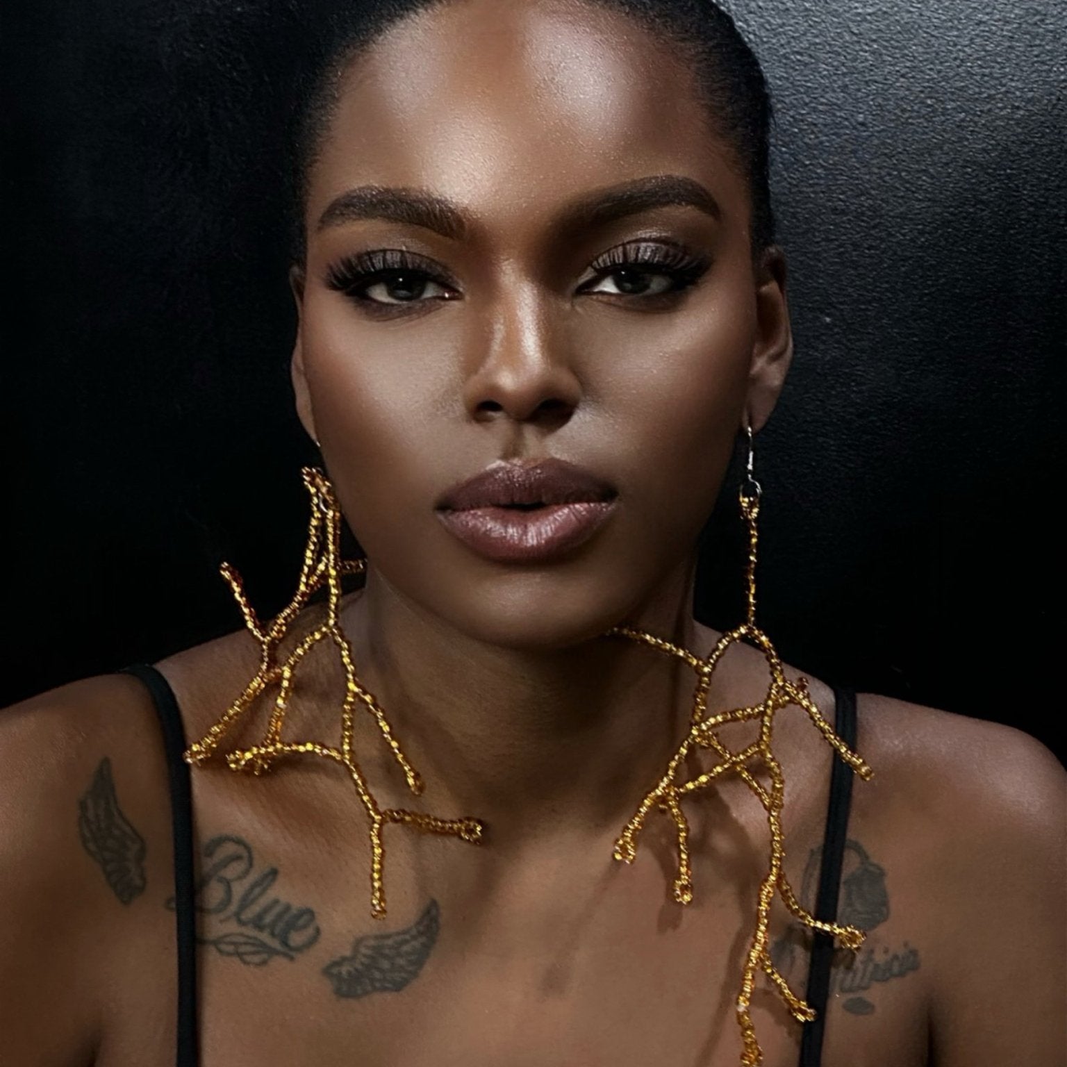 Heritage Beaded Branches Earrings - Trufacebygrace