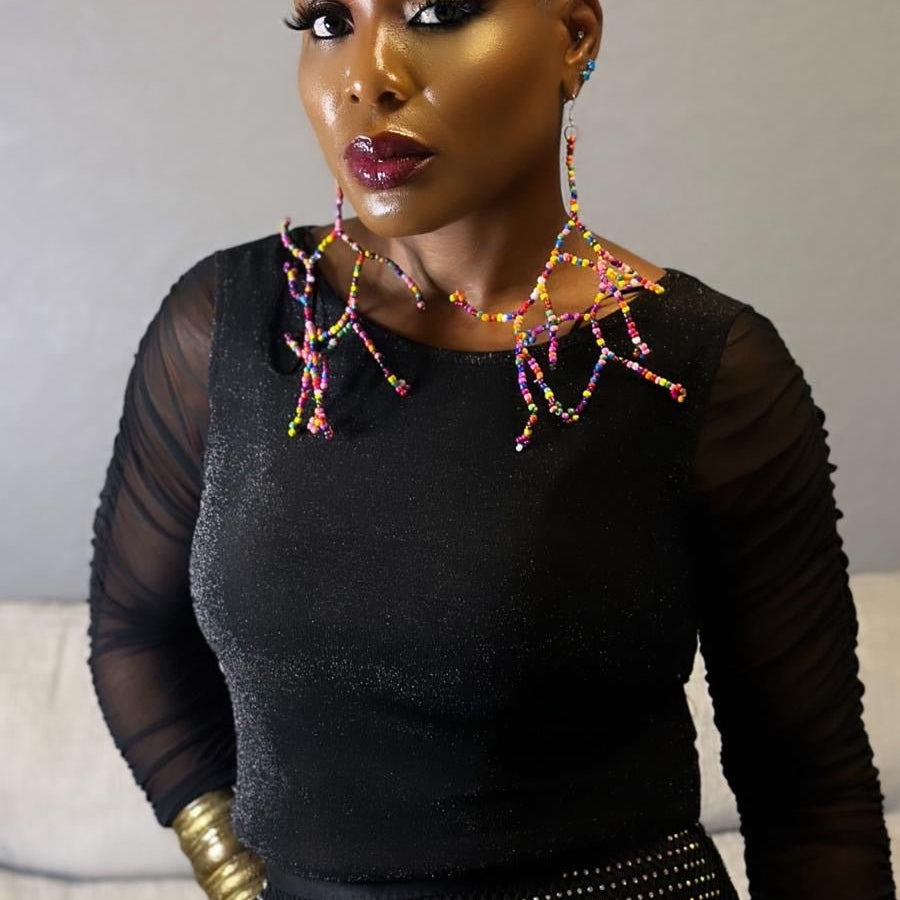 Heritage Beaded Branches Earrings - Trufacebygrace