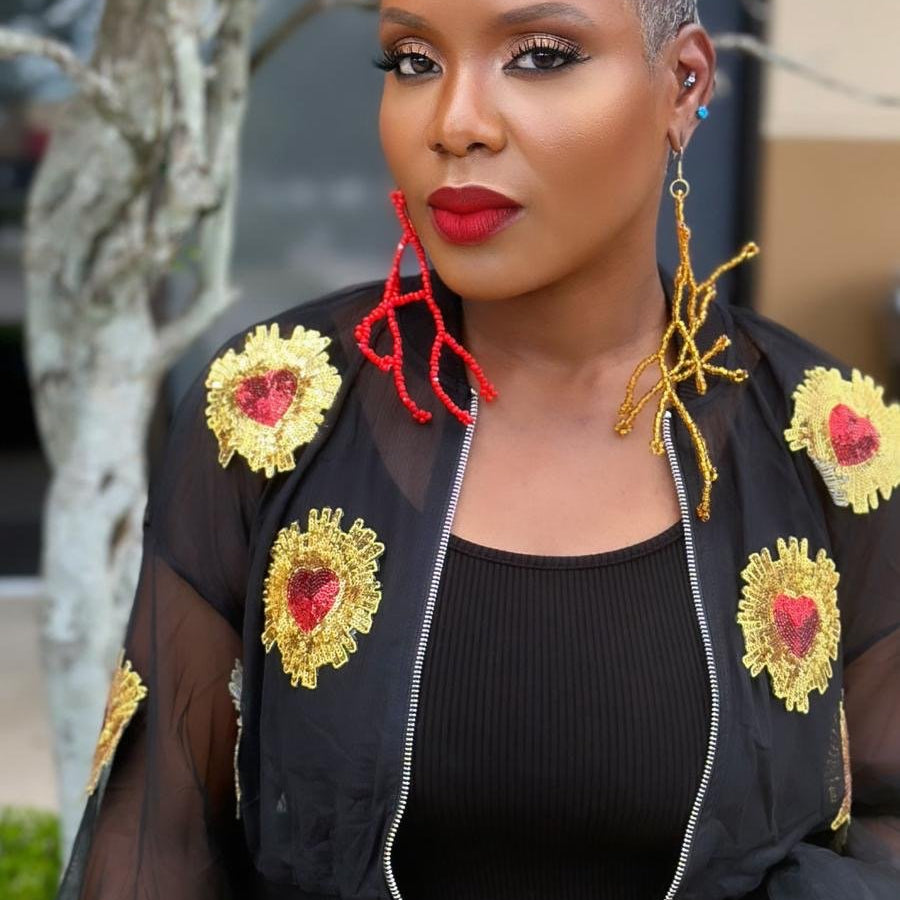 Heritage Beaded Branches Earrings - Trufacebygrace