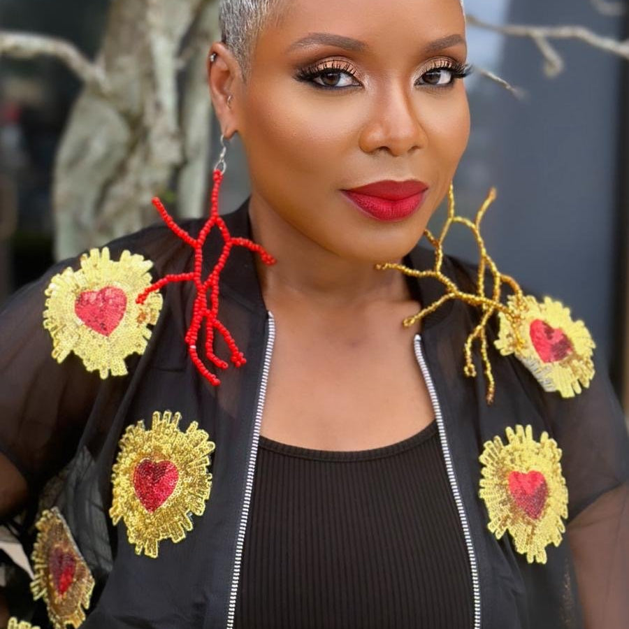 Heritage Beaded Branches Earrings - Trufacebygrace