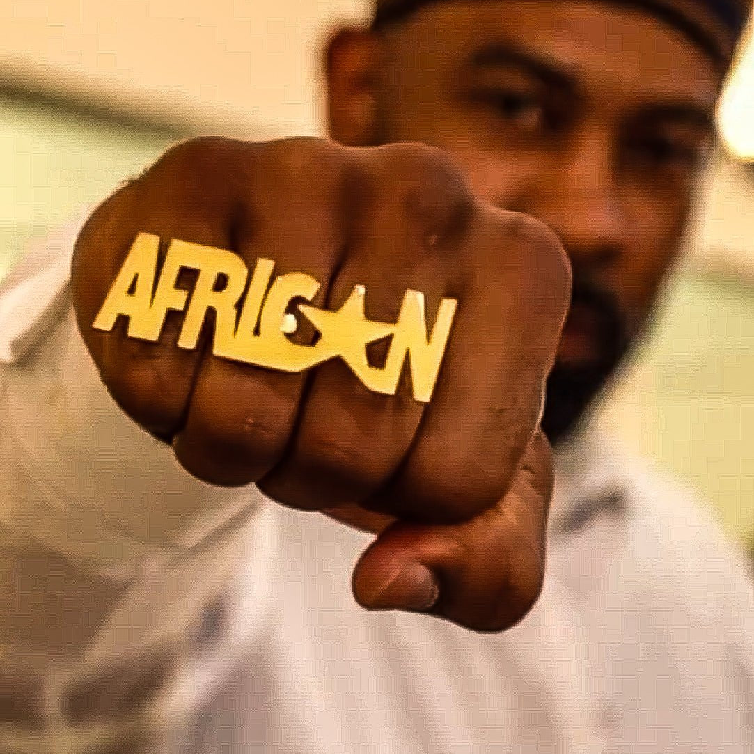 I am African Gold Star Ring - Unisex - Trufacebygrace