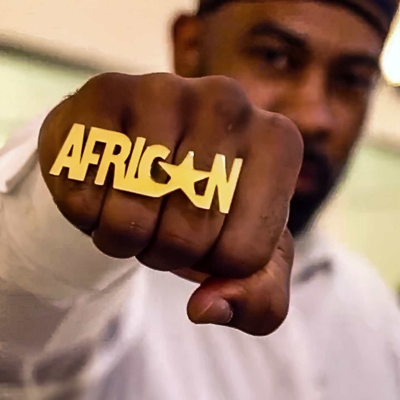 I am African Gold Star Ring - Unisex - Trufacebygrace