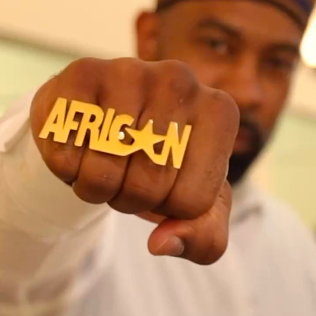 I am African Gold Star Ring - Unisex - Trufacebygrace