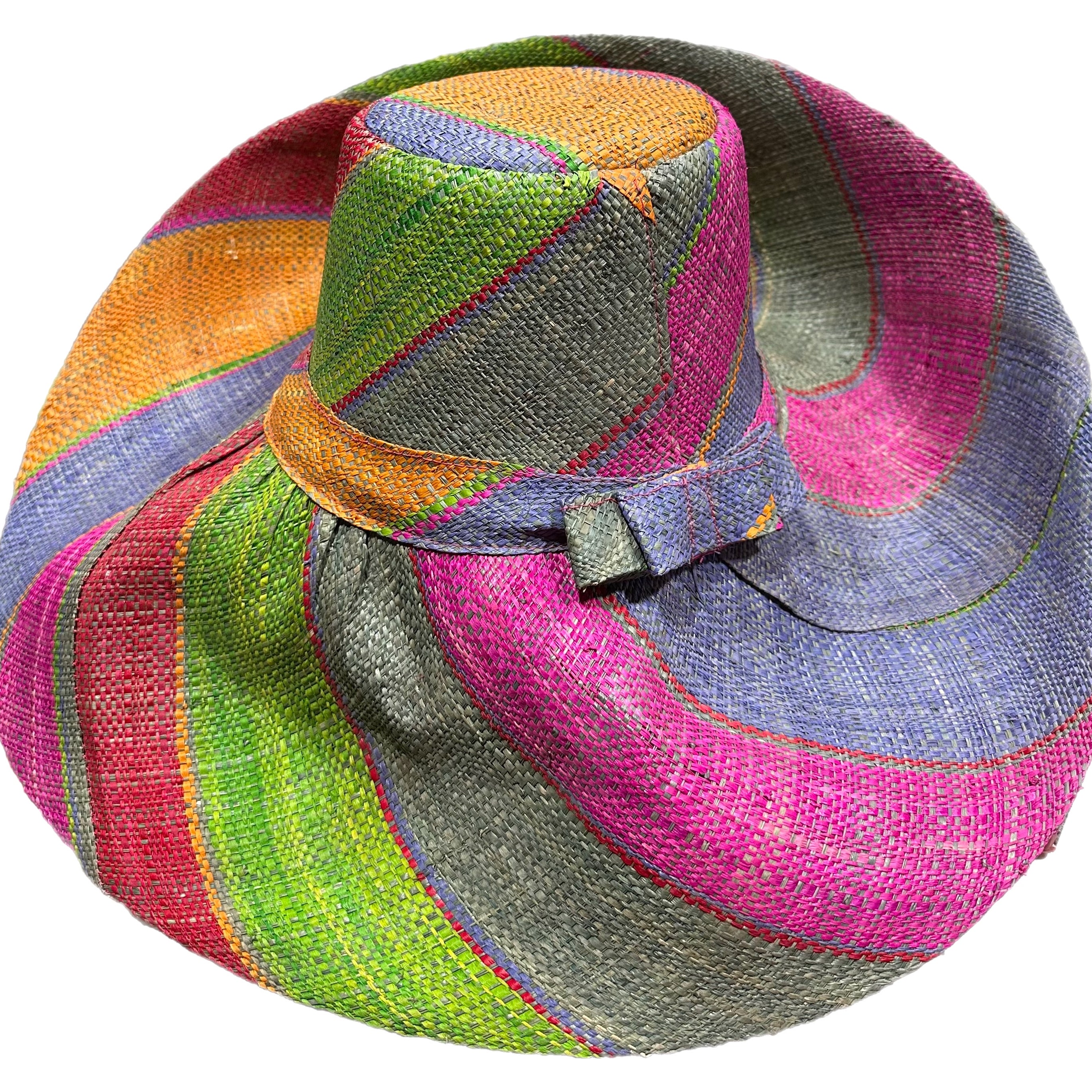 Meena design/Stripes Beach Hat - Trufacebygrace