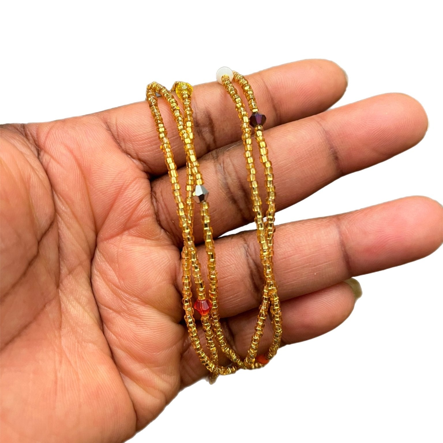 Infinity glass bead Anklet - Trufacebygrace