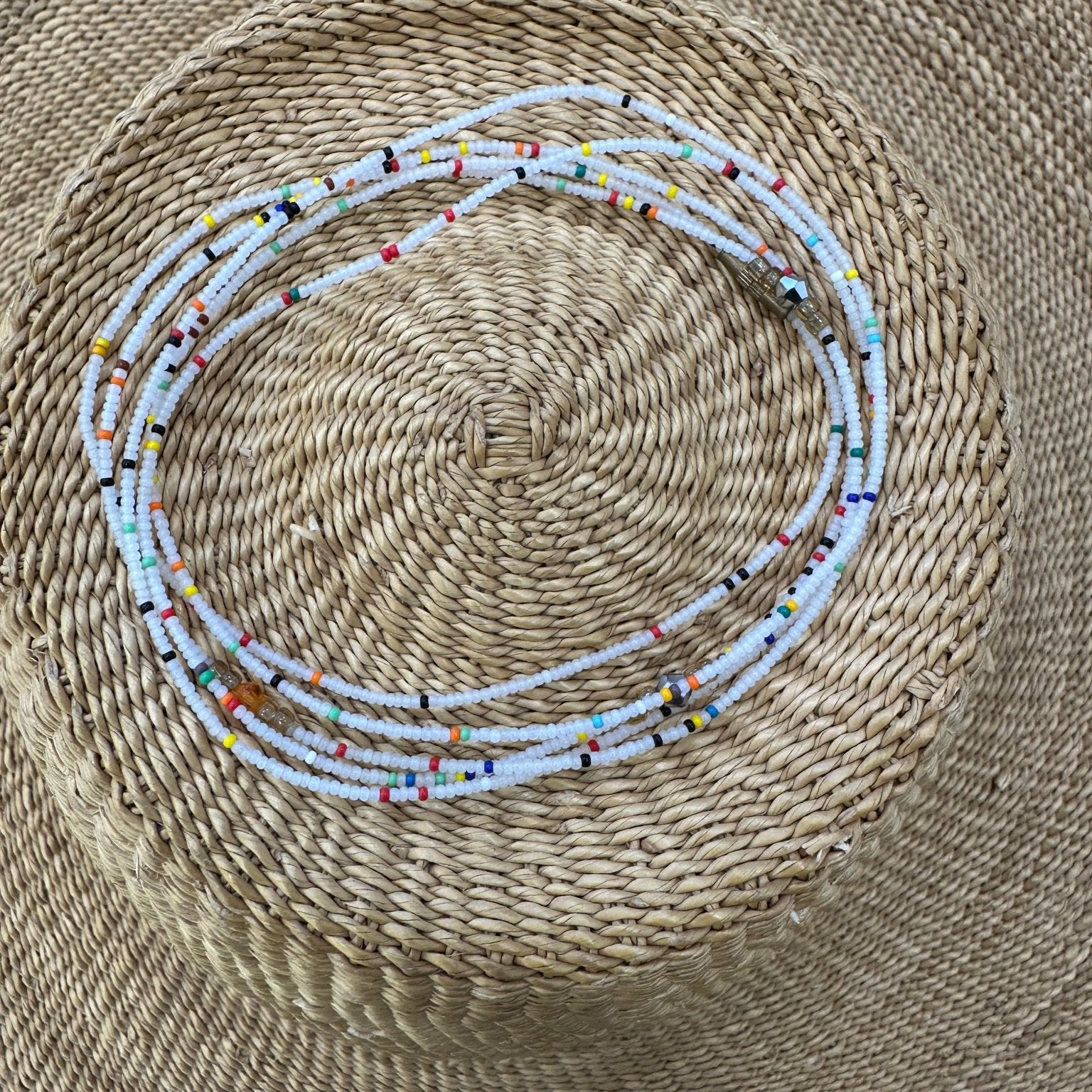 Infinity glass bead Anklet - Trufacebygrace