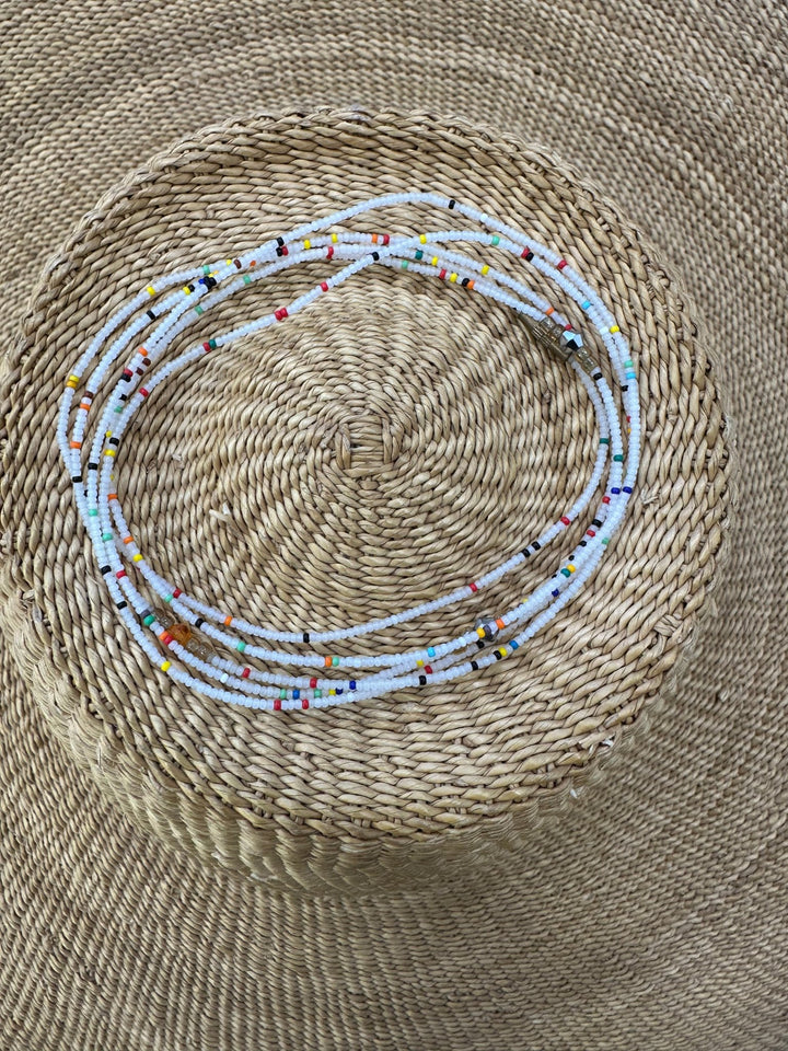 Infinity glass bead Anklet - Trufacebygrace