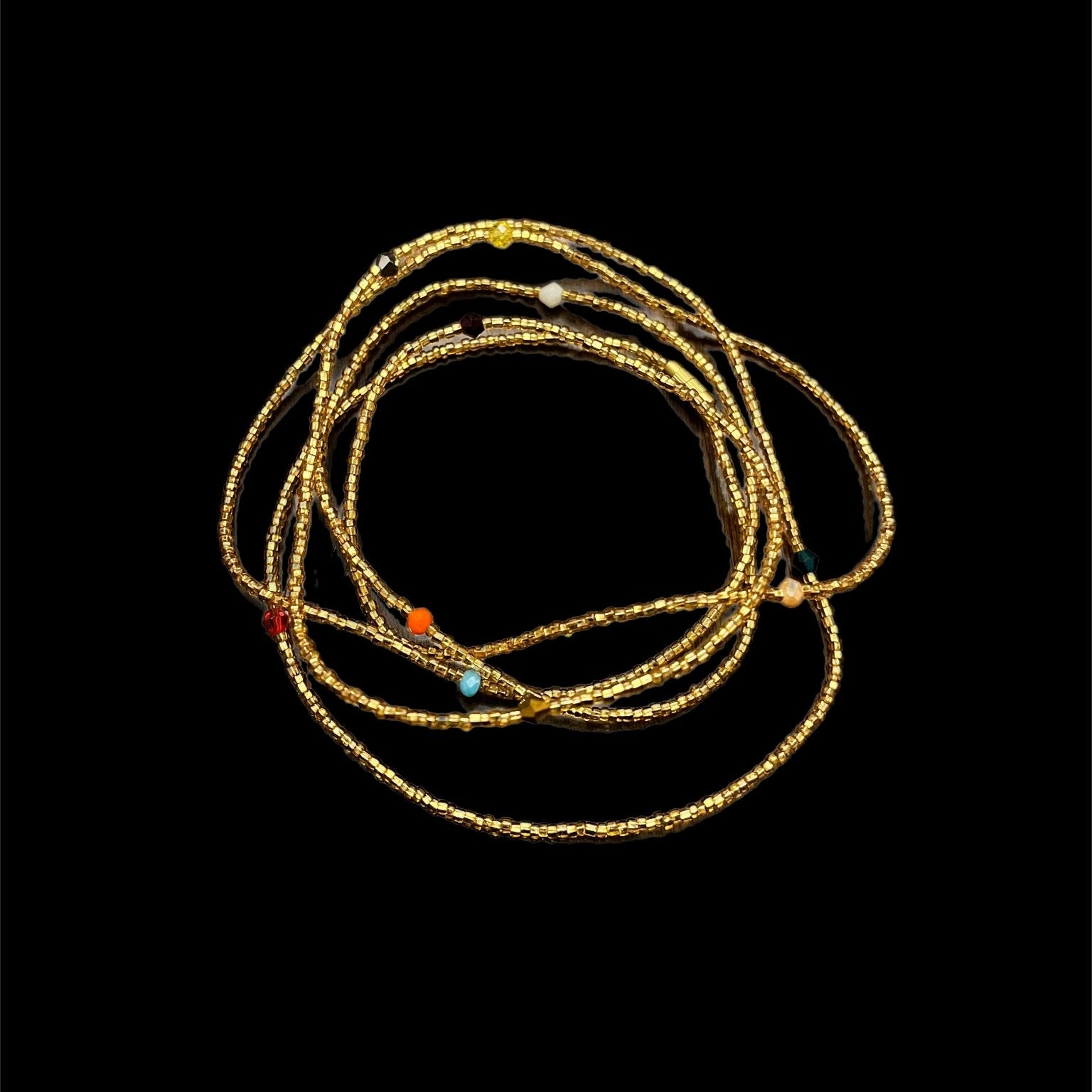 Infinity glass bead Anklet - Trufacebygrace