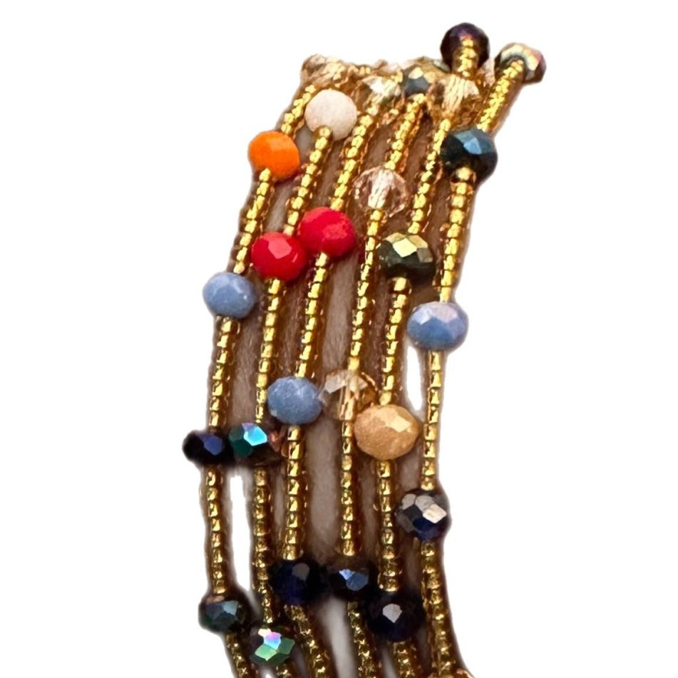 Infinity glass bead Anklet - Trufacebygrace