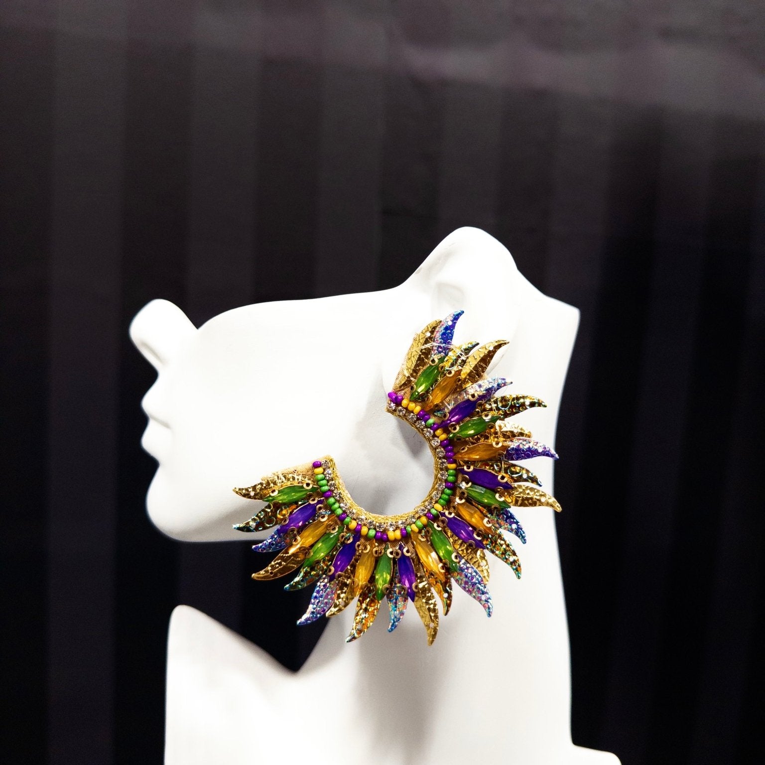 Iridescent Wings Stud Earrings - Trufacebygrace