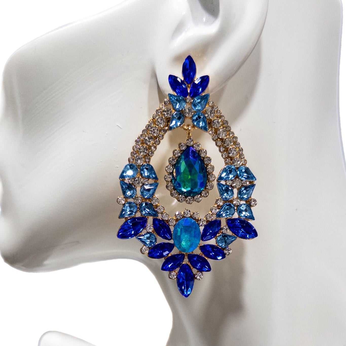 Itege Rhinestone Earrings - Trufacebygrace