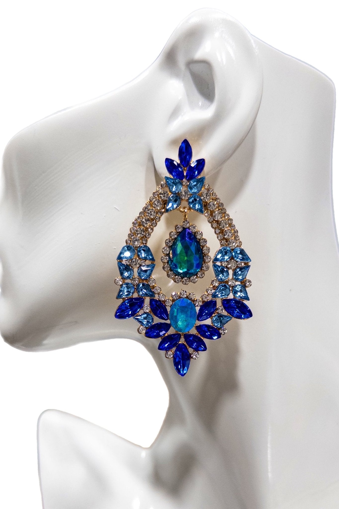 Itege Rhinestone Earrings - Trufacebygrace