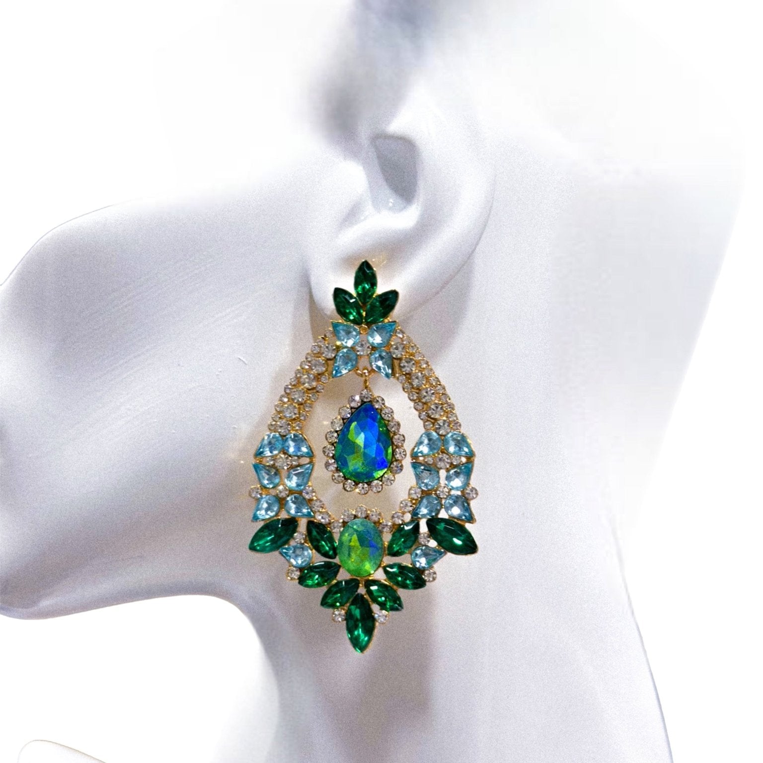 Itege Rhinestone Earrings - Trufacebygrace
