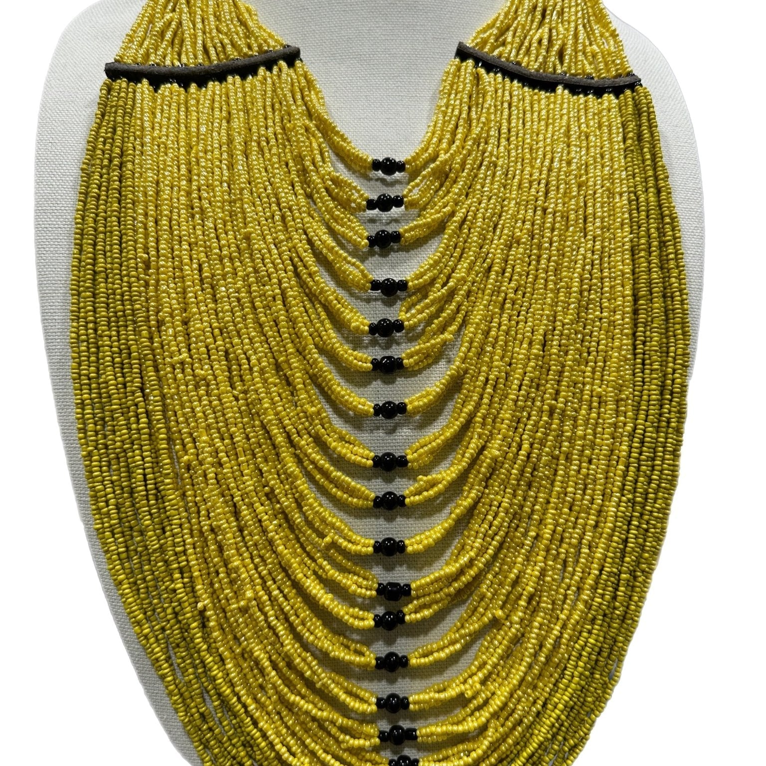 Jakobu multi strand beaded Necklace - Trufacebygrace