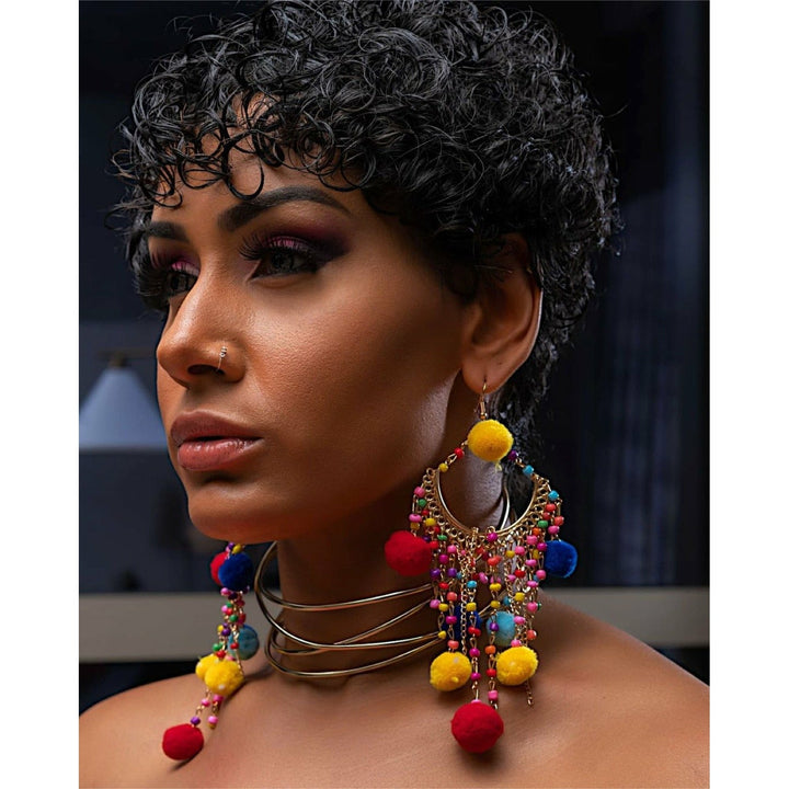 Jua - Sayari Statement Earrings - Trufacebygrace