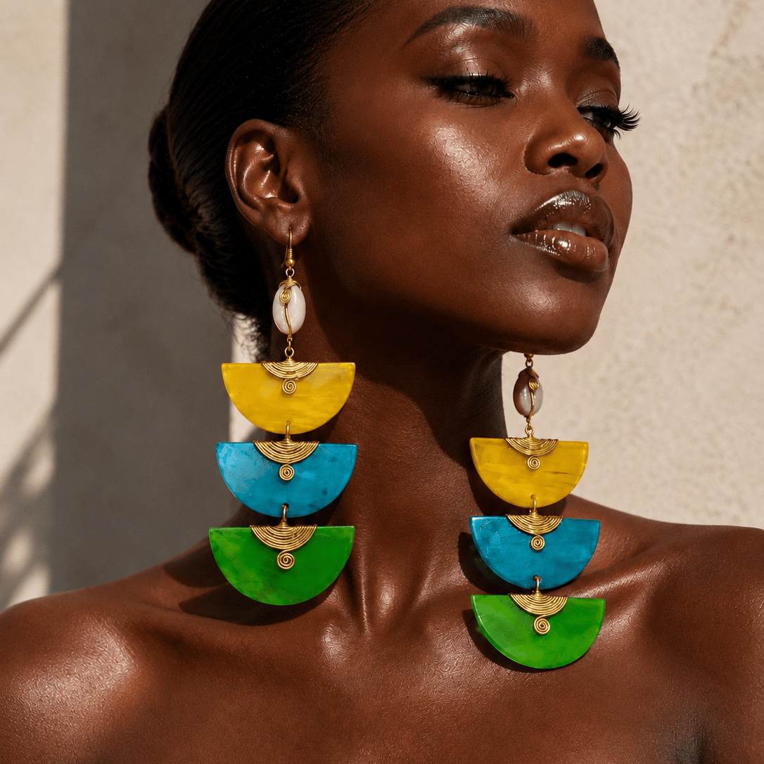 Kaleido Statement Earrings - Trufacebygrace
