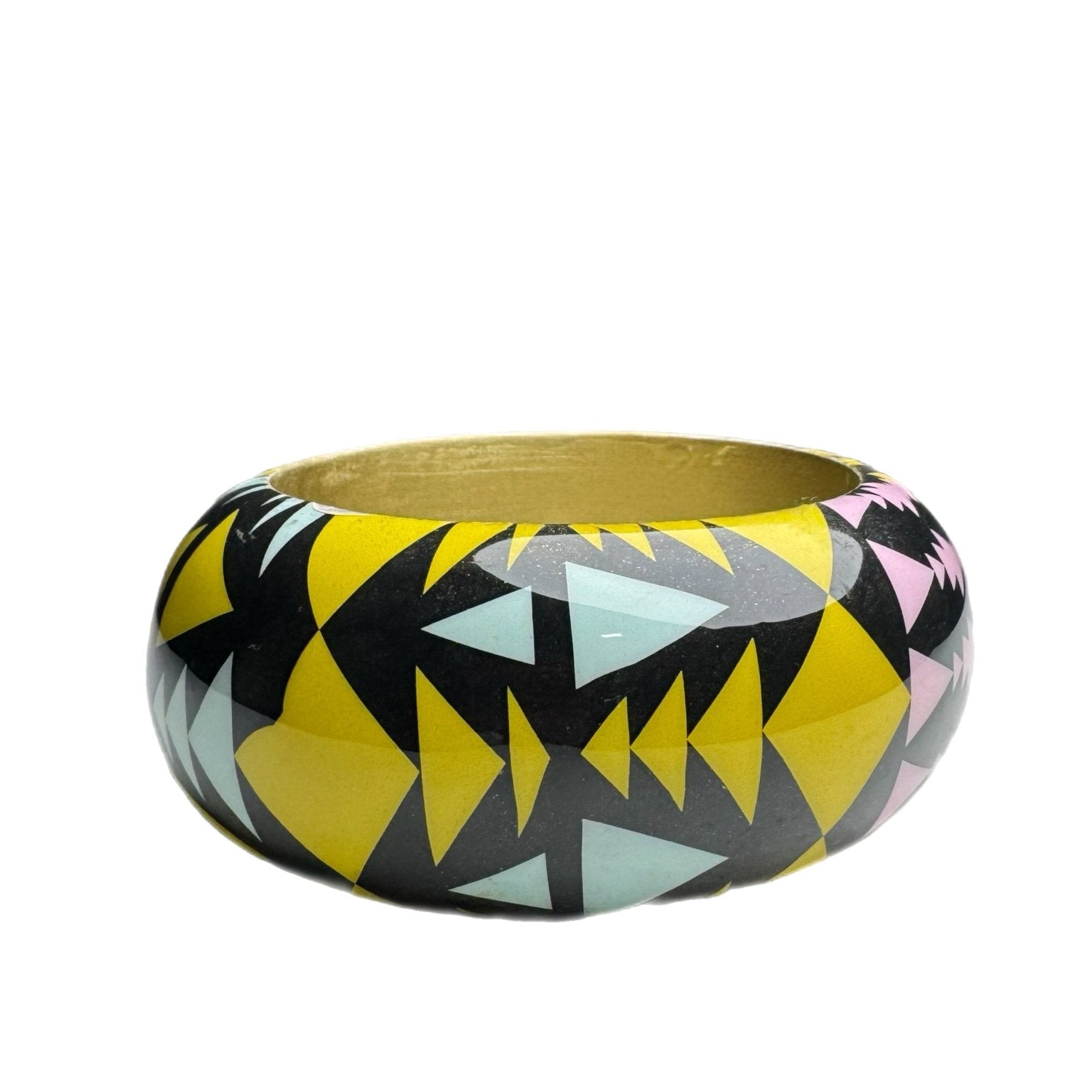 Kente Essence Hand - Painted Bangles - Trufacebygrace