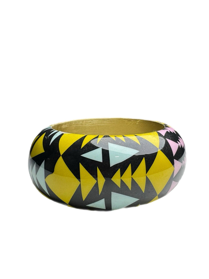 Kente Essence Hand - Painted Bangles - Trufacebygrace