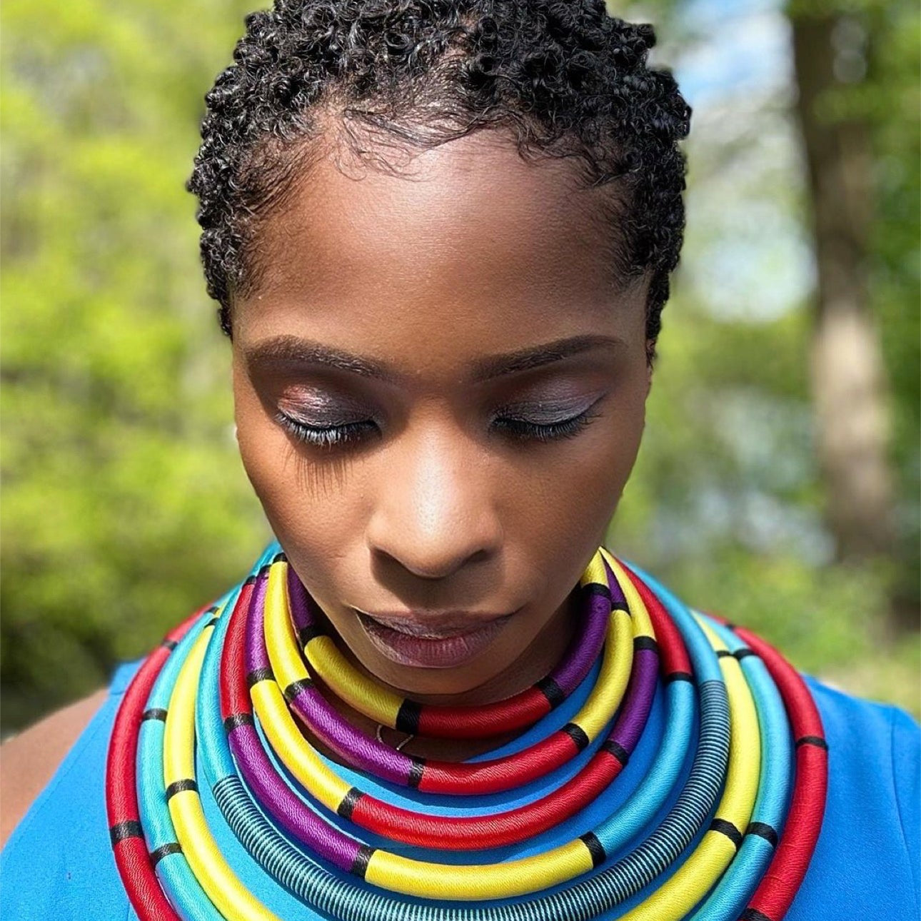 Kukua in Wakanda Thread Necklace - Trufacebygrace
