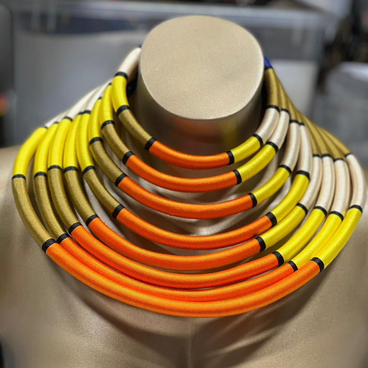 Kukua in Wakanda Thread Necklace - Trufacebygrace