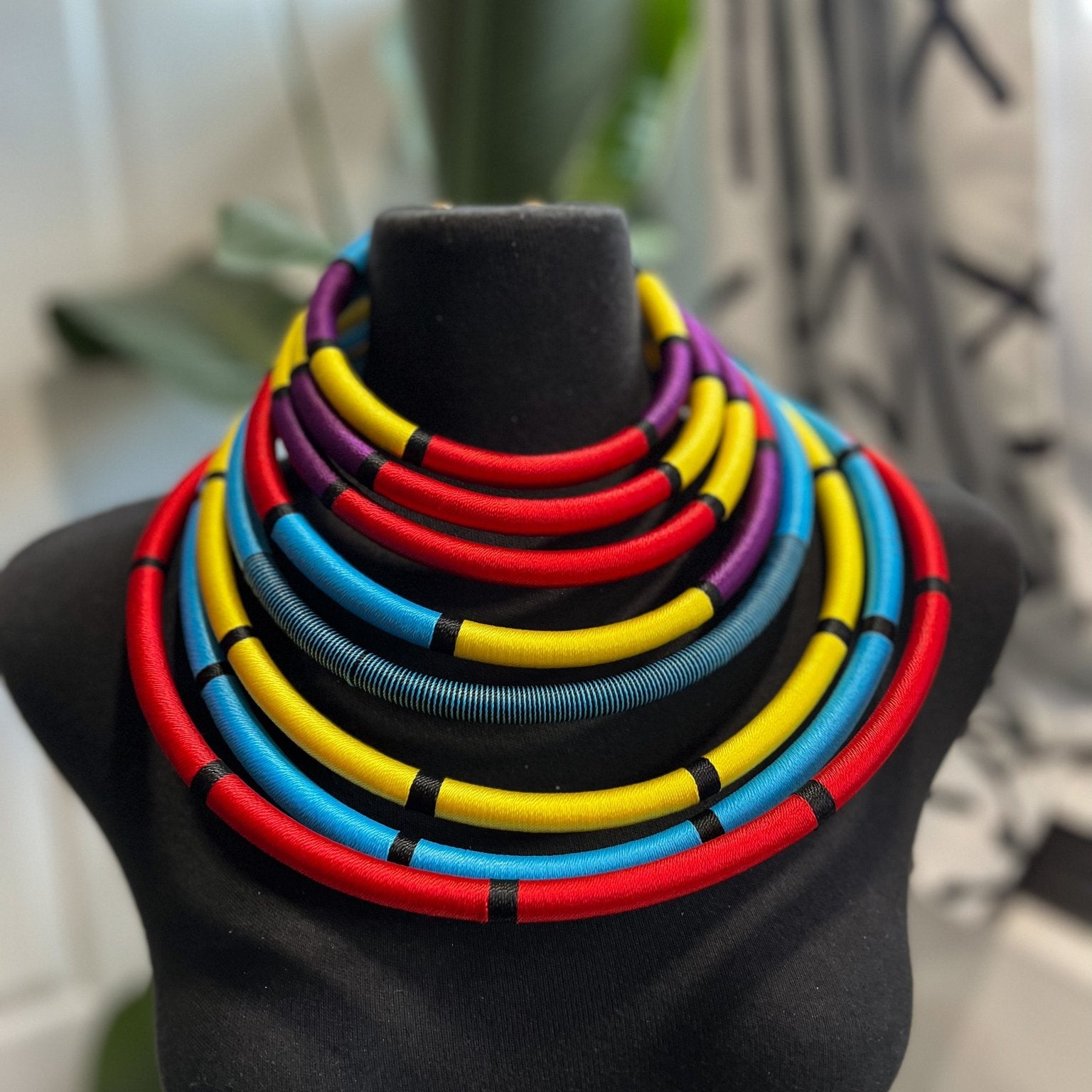 Kukua in Wakanda Thread Necklace - Trufacebygrace