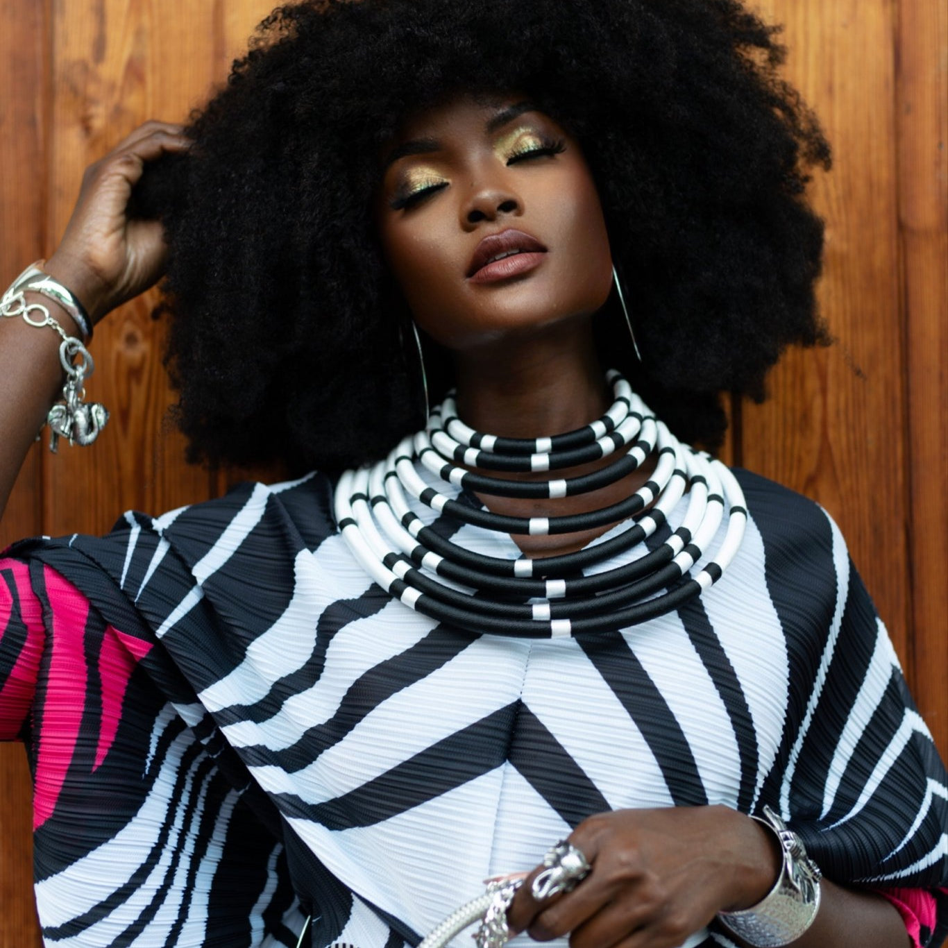 Kukua in Wakanda Thread Necklace - Trufacebygrace