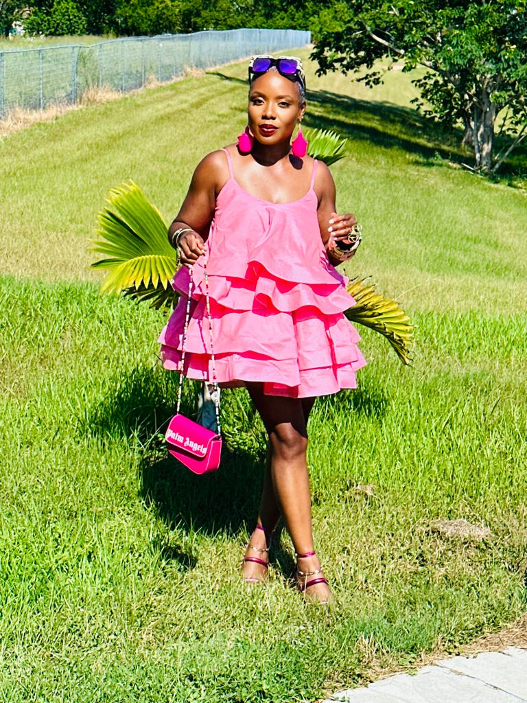 Lady Ash baby Doll Dress Pink / Small - Handmade African Jewelry - TrufacebyGrace Lady Ash baby Doll Dress Pink / Small - Handmade African Jewelry - TrufacebyGrace