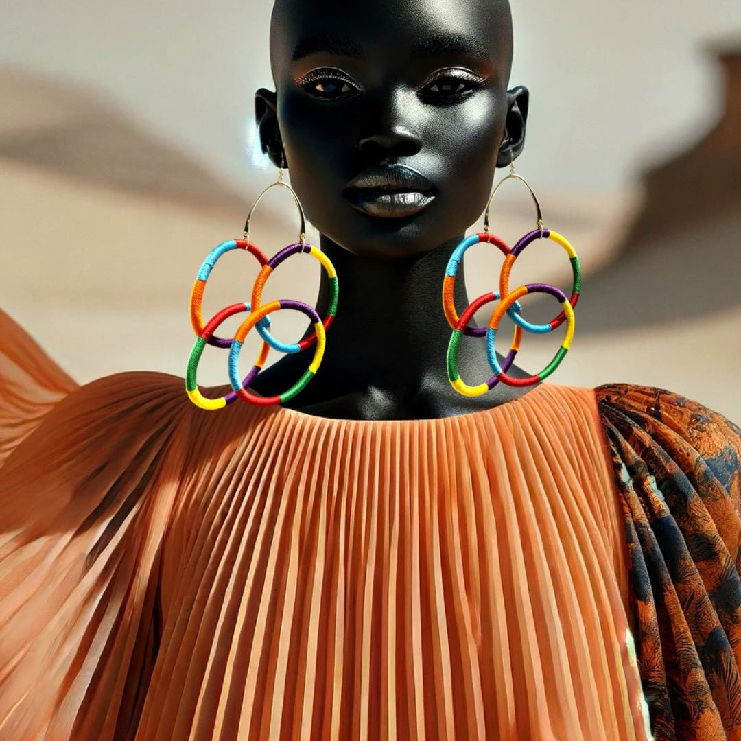 Lightweight multi rings Kukua Earrings - Trufacebygrace