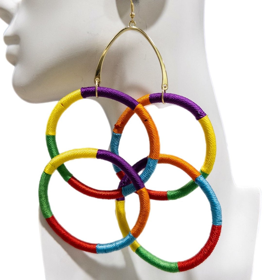 Lightweight multi rings Kukua Earrings - Trufacebygrace