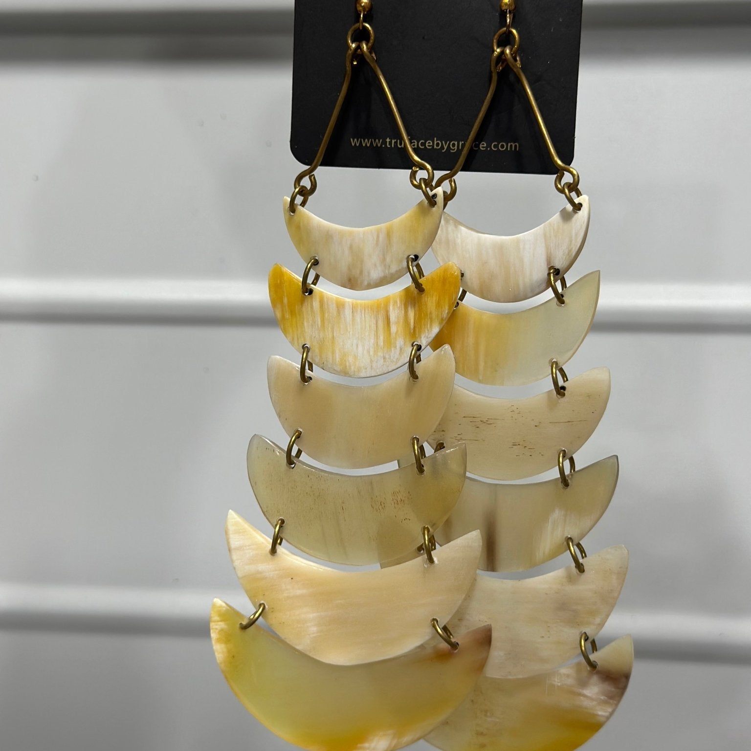 Lunar Elegance Horn Earrings - Trufacebygrace